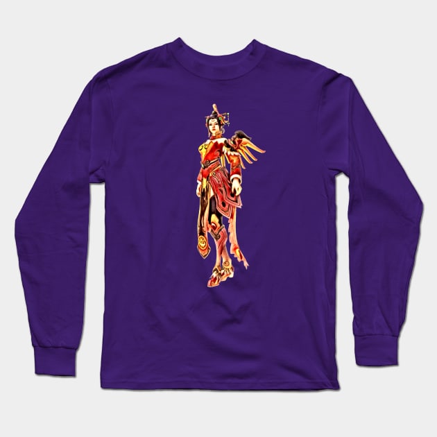 Overwatch Mercy Zhuque Skin Long Sleeve T-Shirt by Green_Shirts